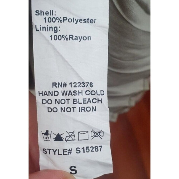 TaROO Aurelie Pleated Soft Mini Dress Olive Size S - Picture 10 of 14